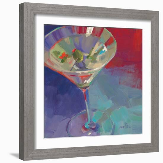 Martini in Plum-Patti Mollica-Framed Art Print