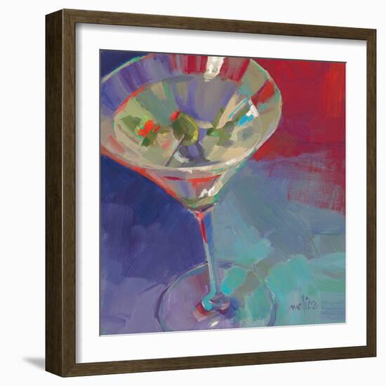 Martini in Plum-Patti Mollica-Framed Art Print