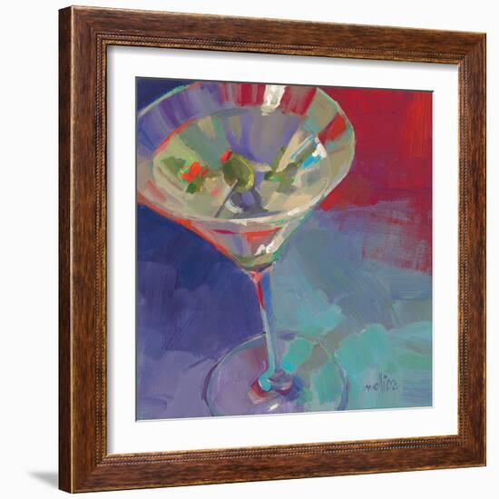 Martini in Plum-Patti Mollica-Framed Art Print