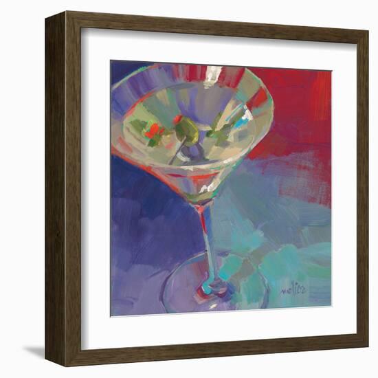 Martini in Plum-Patti Mollica-Framed Art Print