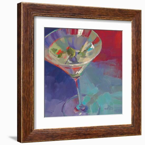 Martini in Plum-Patti Mollica-Framed Art Print