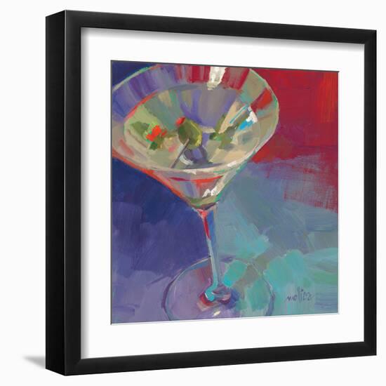 Martini in Plum-Patti Mollica-Framed Art Print