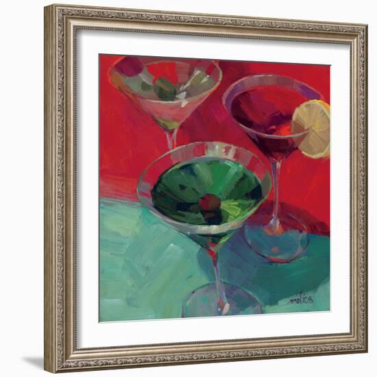 Martini in Red-Patti Mollica-Framed Art Print