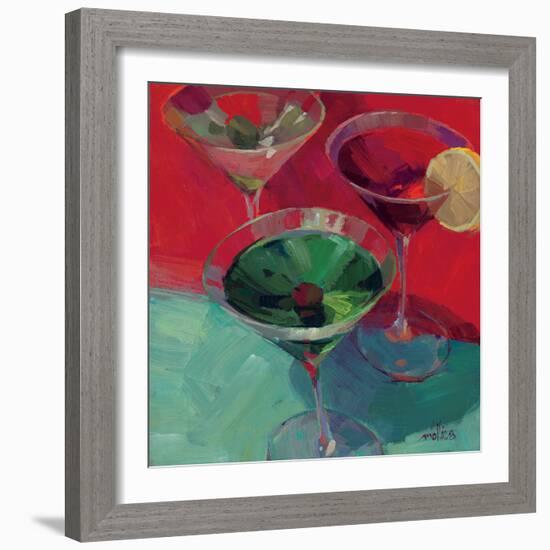 Martini in Red-Patti Mollica-Framed Art Print