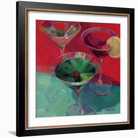 Martini in Red-Patti Mollica-Framed Art Print