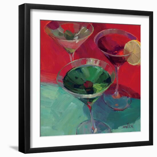 Martini in Red-Patti Mollica-Framed Art Print