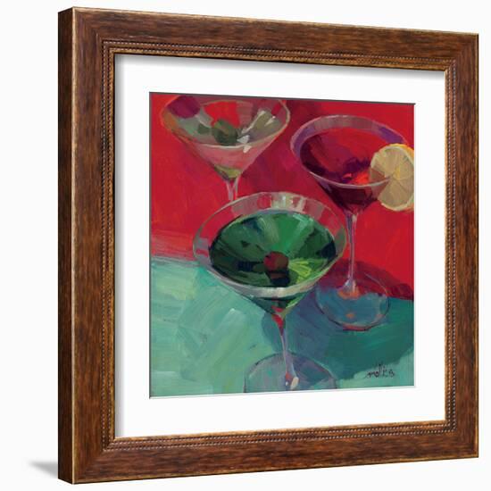 Martini in Red-Patti Mollica-Framed Art Print