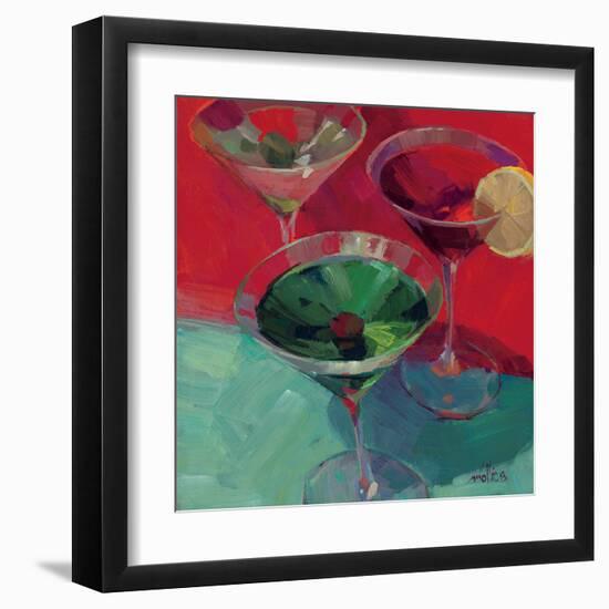 Martini in Red-Patti Mollica-Framed Art Print