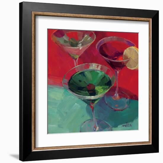 Martini in Red-Patti Mollica-Framed Art Print