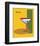 Martini in Yellow-ATOM-Framed Giclee Print