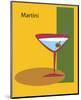 Martini in Yellow-ATOM-Mounted Giclee Print