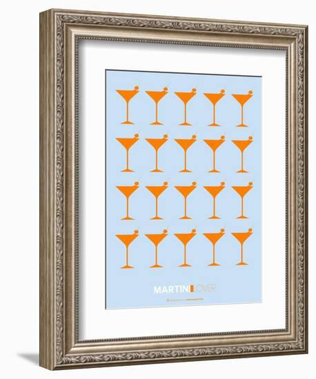 Martini Lover Orange-NaxArt-Framed Art Print