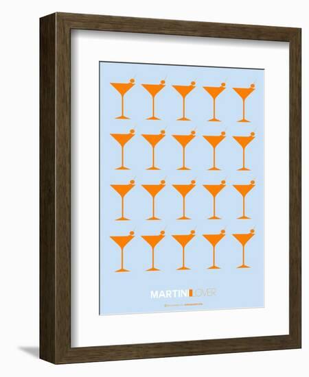 Martini Lover Orange-NaxArt-Framed Art Print