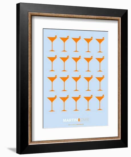 Martini Lover Orange-NaxArt-Framed Art Print