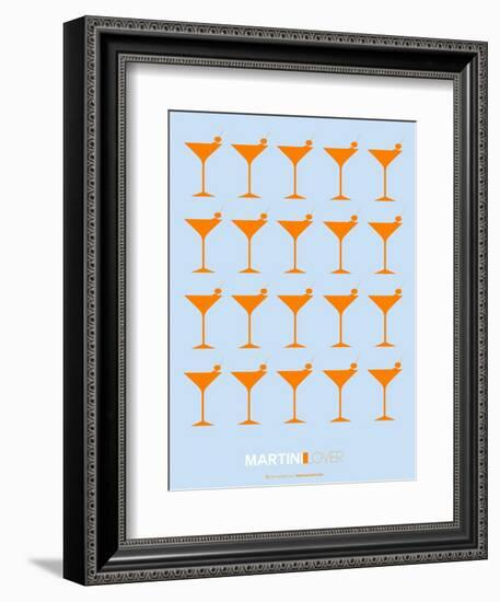 Martini Lover Orange-NaxArt-Framed Art Print