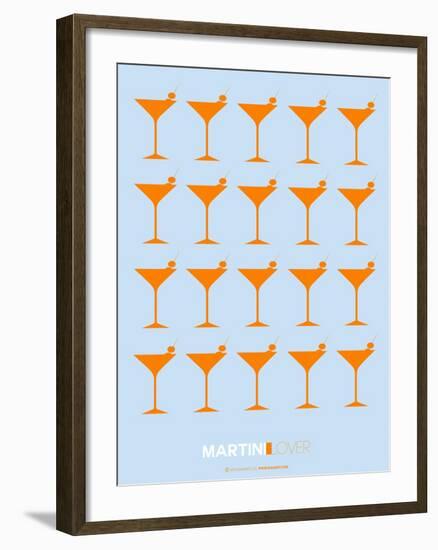 Martini Lover Orange-NaxArt-Framed Art Print