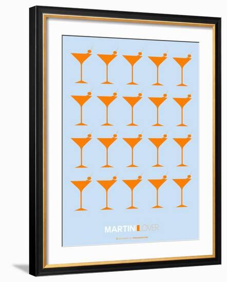 Martini Lover Orange-NaxArt-Framed Art Print