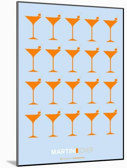 Martini Lover Orange-NaxArt-Mounted Art Print