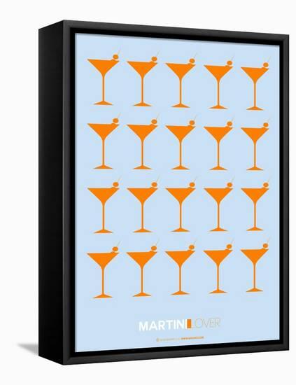 Martini Lover Orange-NaxArt-Framed Stretched Canvas