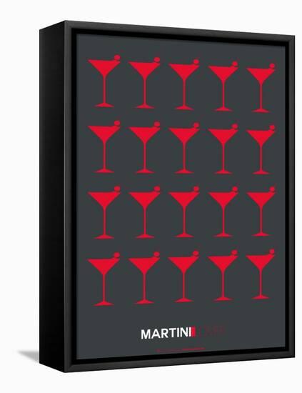 Martini Lover Red-NaxArt-Framed Stretched Canvas