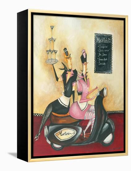 Martini Menu-Jennifer Garant-Framed Premier Image Canvas