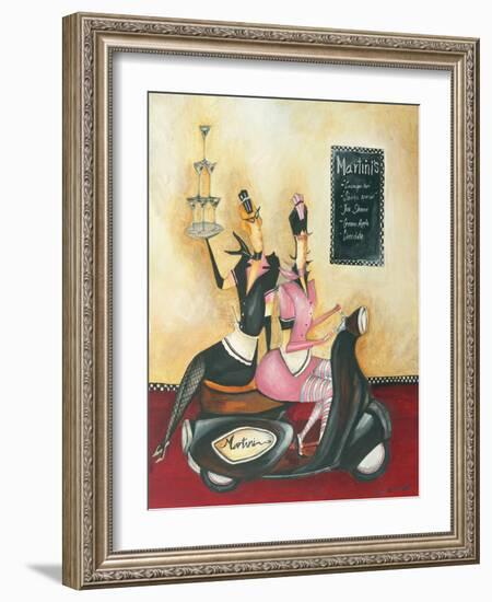 Martini Menu-Jennifer Garant-Framed Giclee Print