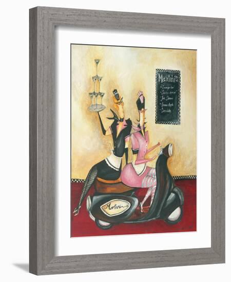 Martini Menu-Jennifer Garant-Framed Giclee Print