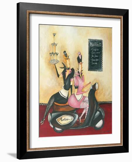 Martini Menu-Jennifer Garant-Framed Giclee Print