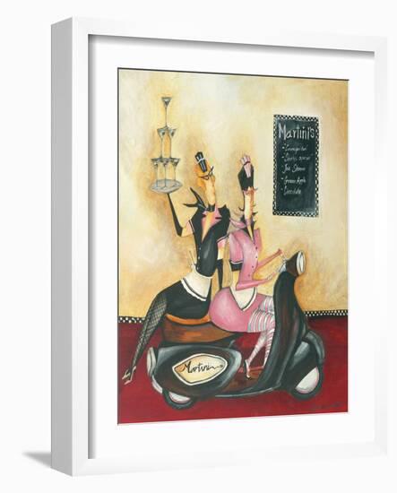 Martini Menu-Jennifer Garant-Framed Giclee Print