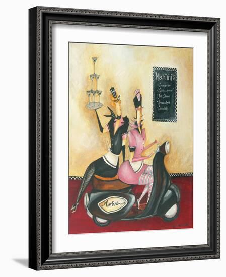 Martini Menu-Jennifer Garant-Framed Giclee Print