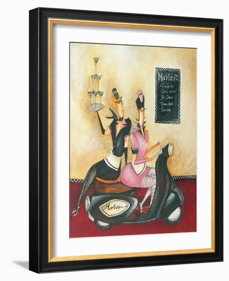 Martini Menu-Jennifer Garant-Framed Giclee Print