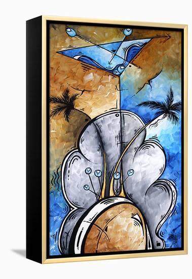 Martini On The Beach-Megan Aroon Duncanson-Framed Stretched Canvas