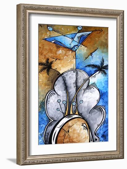 Martini On The Beach-Megan Aroon Duncanson-Framed Premium Giclee Print