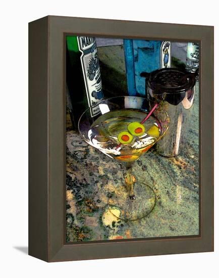 Martini on the Marble Table-Steve Ash-Framed Premier Image Canvas