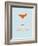 Martini Poster Orange-NaxArt-Framed Art Print