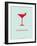 Martini Poster Red-NaxArt-Framed Art Print