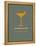 Martini Poster Yellow-NaxArt-Framed Stretched Canvas