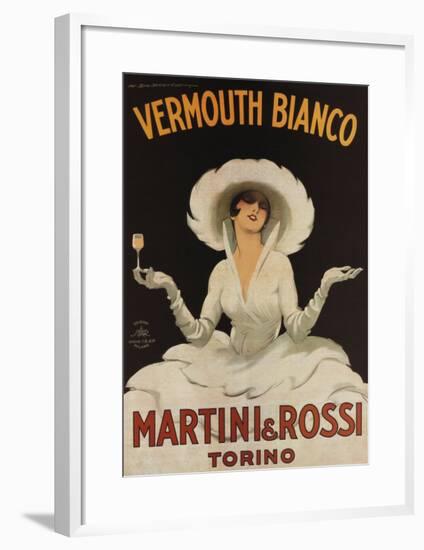 Martini Rossi Vermouth Bianco-null-Framed Art Print