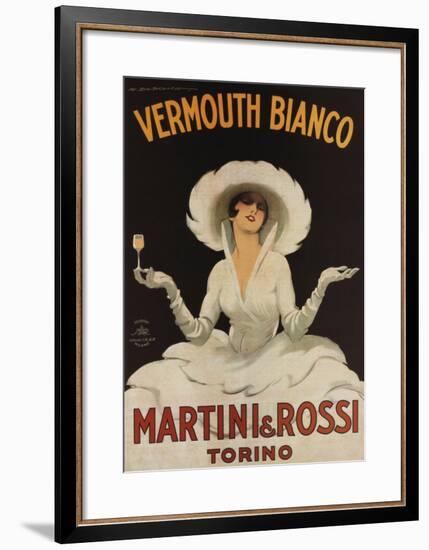 Martini Rossi Vermouth Bianco-null-Framed Art Print