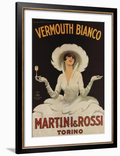 Martini Rossi Vermouth Bianco-null-Framed Art Print