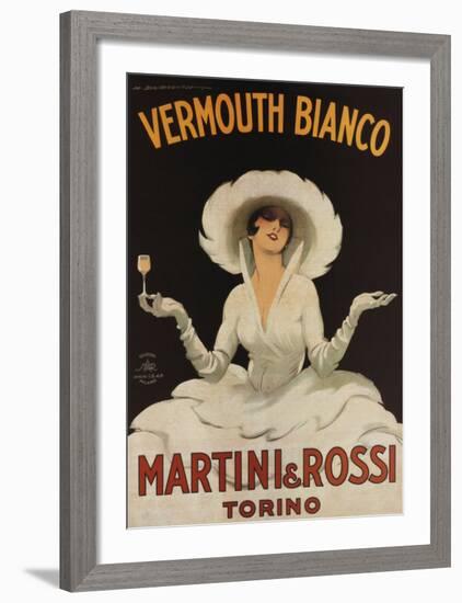 Martini Rossi Vermouth Bianco-null-Framed Art Print