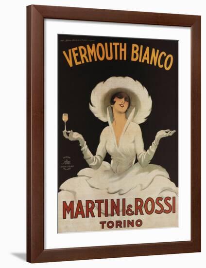 Martini Rossi Vermouth Bianco--Framed Art Print