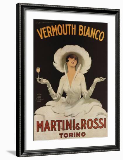 Martini Rossi Vermouth Bianco-null-Framed Art Print