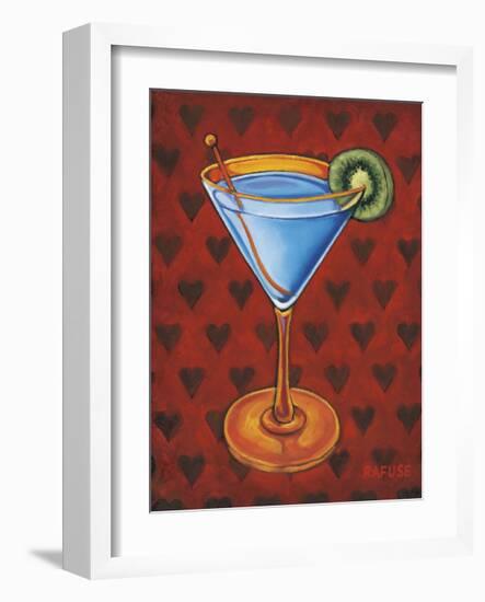 Martini Royale - Hearts-Will Rafuse-Framed Giclee Print