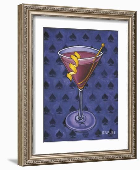 Martini Royale - Spades-Will Rafuse-Framed Giclee Print