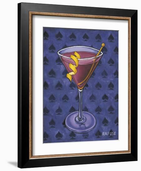 Martini Royale - Spades-Will Rafuse-Framed Giclee Print