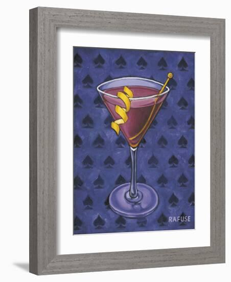 Martini Royale - Spades-Will Rafuse-Framed Giclee Print