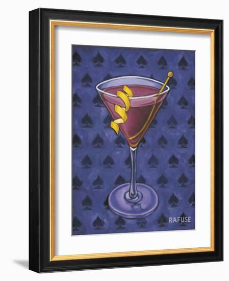 Martini Royale - Spades-Will Rafuse-Framed Giclee Print