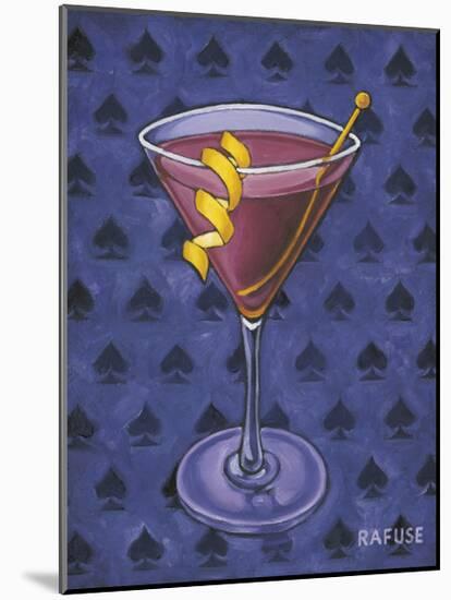 Martini Royale - Spades-Will Rafuse-Mounted Giclee Print