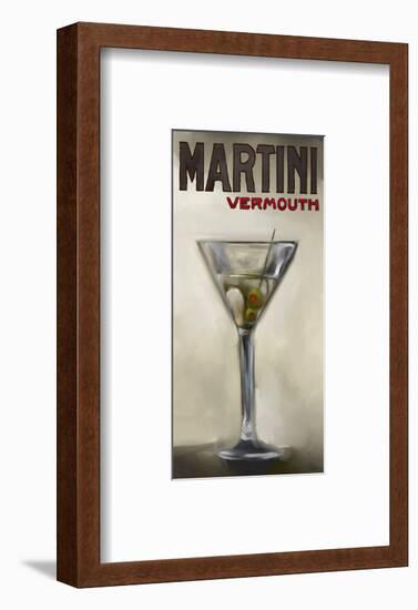 Martini Vermouth-Rick Novak-Framed Art Print